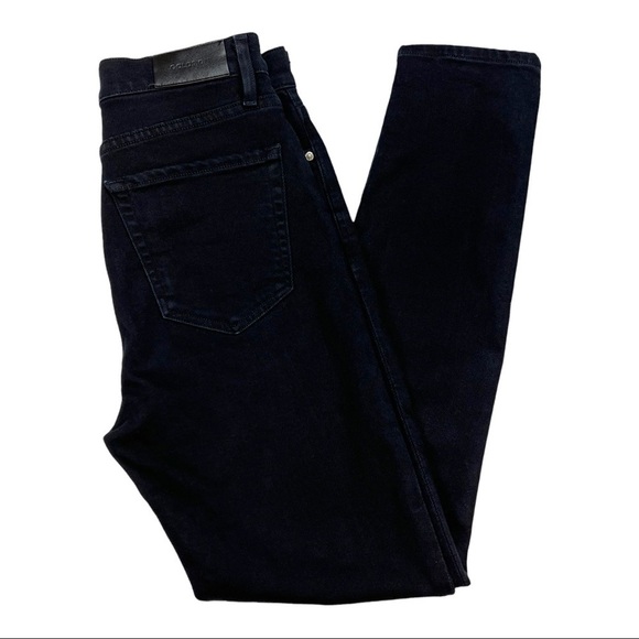 GOLDSIGN The High Rise Slim Jean in Slater Black W3343-672 Size 26 - Picture 6 of 12